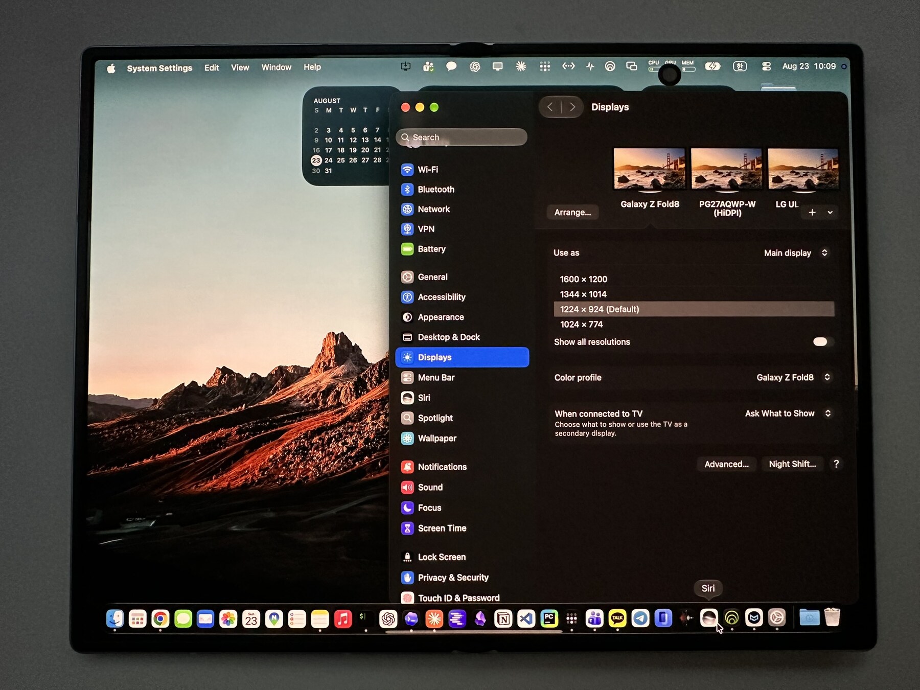 Galaxy Z Fold8 — Mac Virtual Display